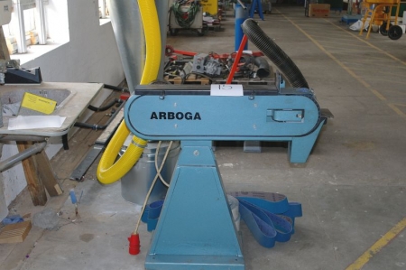 Arboga Belt Sander 75 x 2000 with a cyclone and extra belts