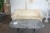 Sofa and marble table + hallstand + lamp
