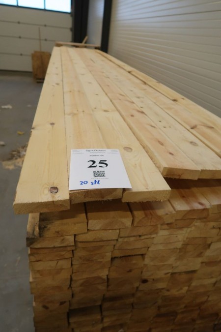 20 pcs. rough boards 33x125 mm. Length 480 cm