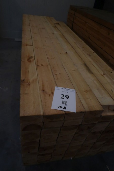 20 pcs. timber 65x128 mm. Length 300 cm