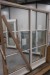 Window part, wood, white / white, H210,5xW173 cm, frame width 11,5 cm