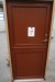 Facade door, wood, left in, Swedish red / Swedish red, 2 split, W98,5xH208,5 cm, frame width 11,5 cm