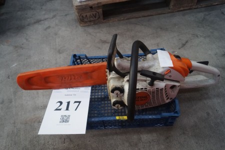 Chainsaw, Brand: STIHL MS 193C, tested and ok.