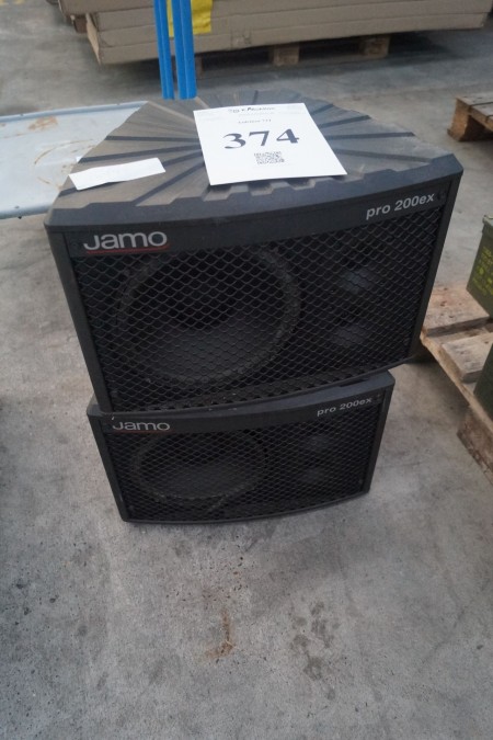 2 Lautsprecher, Marke: Jamo pro 200ex, 280 W.
