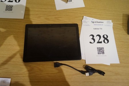 Tablet android, skærm 10,1 '' 4g netværk, 128 gb, ubrugt.