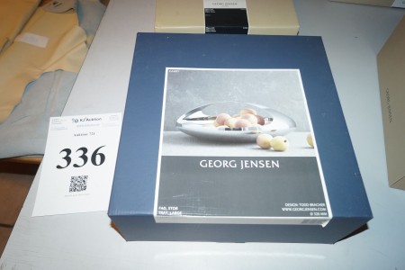 Georg Jensen fad, stor, Ø: 320mm. 
