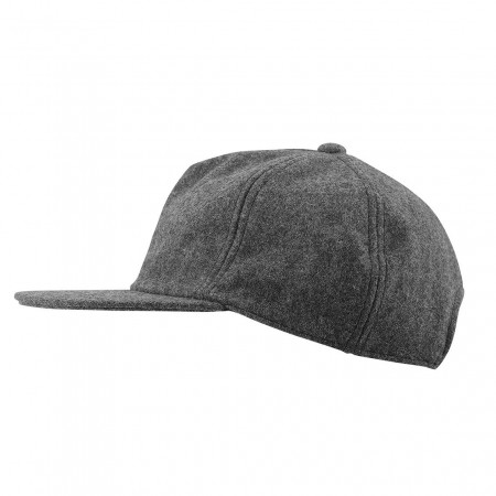 25 pcs. MELTON CAPS, GRAY, Strong quality in 100% new wool, One size with neck regulation