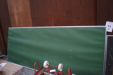 1 pc chalkboard + 2 bulletin boards.