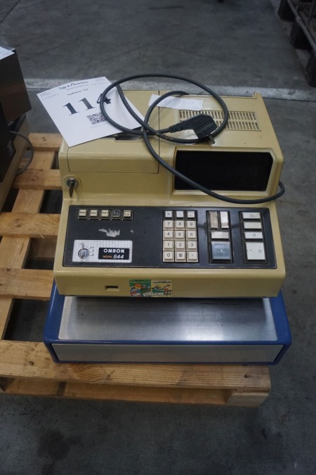 OMRON, cash register, condition: unknown.