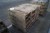 16 American wooden ammunition boxes with American stamp, 90x30cm.