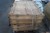 16 wooden ammo boxes, 95x31cm.