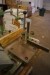 Horisontal fræsemaskine til træbearbejdning. MT4. Monteret med fremtræk og tappeslæde