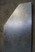 Stainless steel table top, 160x40cm.