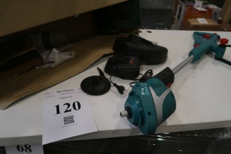 Cordless grass trimmer, Bosch, with charger, without battery