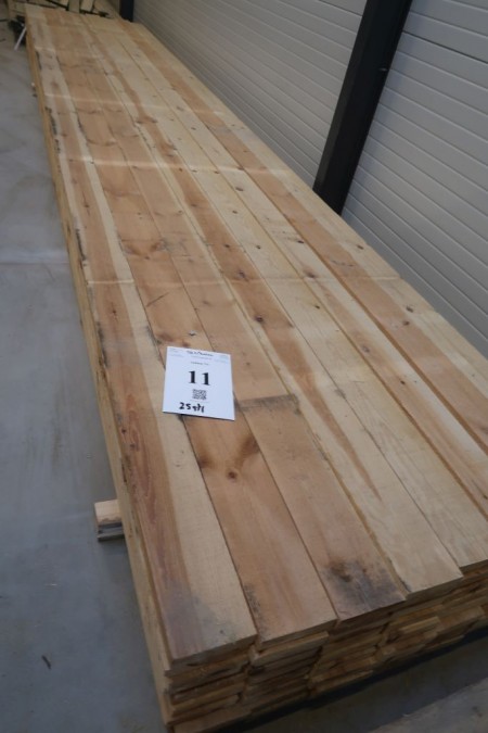 135 meters boards 32x128 mm, length 540 cm