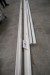 Gutters and drains, white, plastic. Gutter: 4 ", length 2/600 cm. Pitch: Ø70 mm, length 300 cm