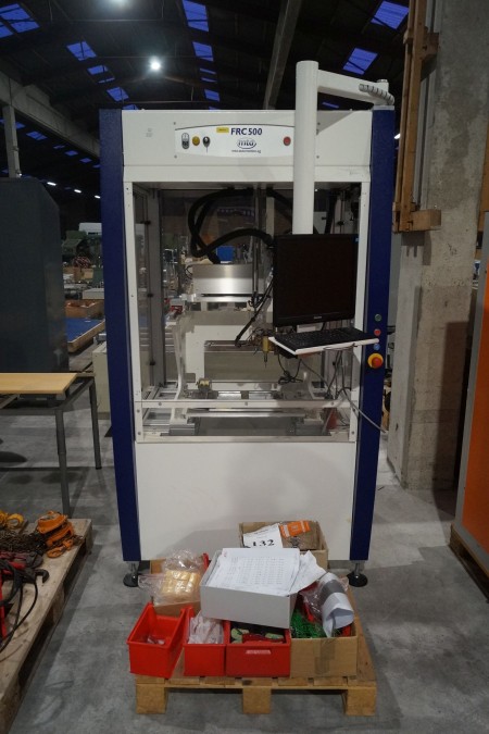 Solder robot, FRC500 ,, robotic cell. Working area: 500x500x200mm or 300x300x200mm.