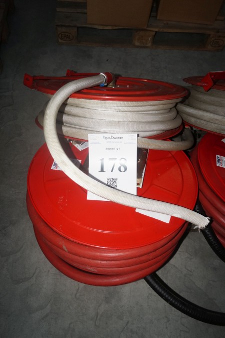 LOTEX fire hose with reel.