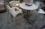 Various furniture: chair, table etc.