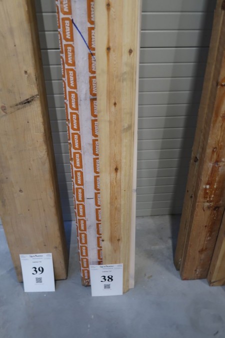 4.5 m2 rustic Planks, fluffy, 15x100x2400 mm