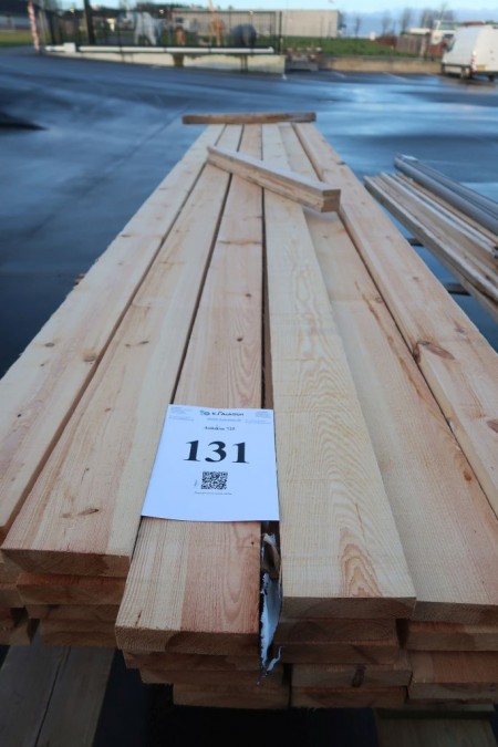 156 meters boards 32x128 mm, length 540 cm