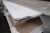 7 Stück Eternitplatten, weiß, 6x1200x2500 mm. Sowie 1 Stück. sehr dreckig
