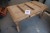 Antique table with drawer. W75xL140xH76 cm. "Made in Mexico" Model photo, not assembled, broadcast may vary