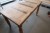 Antiker Tisch mit Schublade. B75xL140xH76 cm. "Made in Mexico" Modellfoto, nicht montiert, Sendung kann abweichen