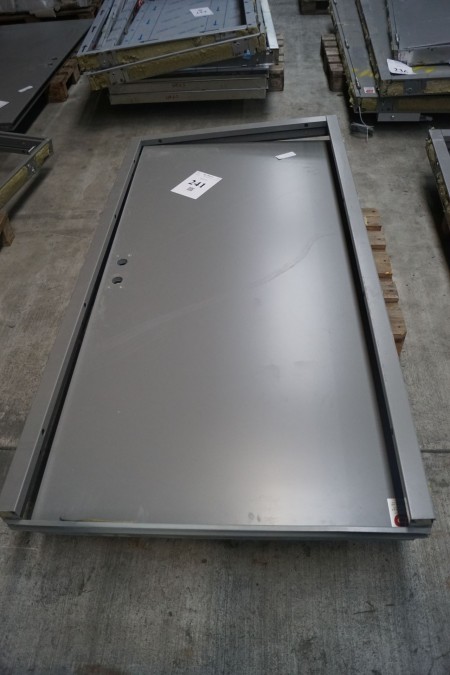 Fire door with frame. BD60 fuse. 206x112cm. Year 2019. Security approval from the subway, Copenhagen.