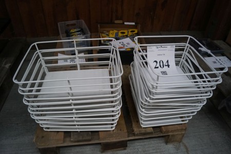Metal baskets for storage