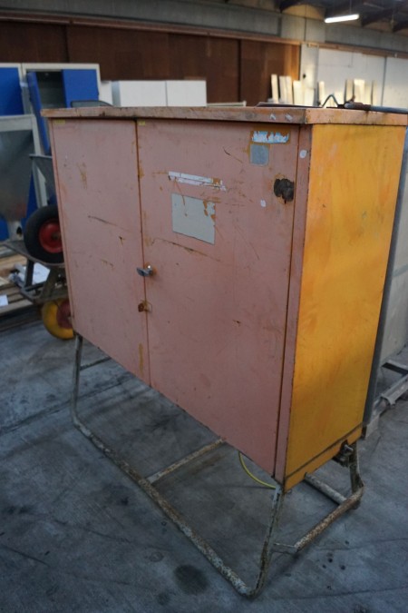 1 piece electrical switchboard for construction site. 150x136x43cm. Equipment after completion of subway construction