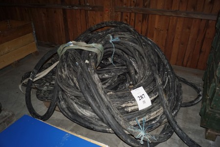 Lot of copper cable, with a diameter of 70mm.
