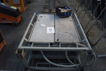 1 Stück elektrische Schalttafel für Baustelle. Maximale Last 400A. 145x105x57cm. Ausrüstung nach Abschluss der U-Bahn-Bauarbeiten