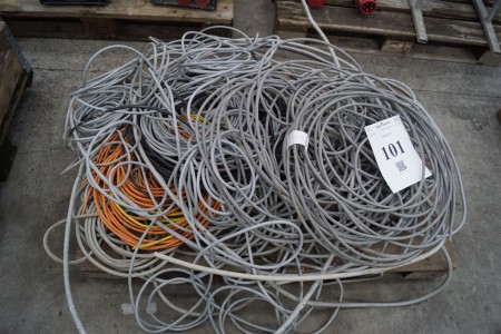 Unknown number of meters of wire. Equipment after completion of subway construction