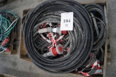Various power cables, mainly 63A. Equipment after completion of subway construction