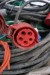 Various power cables, 16A and 32A mm. Equipment after completion of subway construction