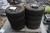 2x4 pcs tires. with steel rims. 215 / 70R15C + 205 / 55R16 respectively.