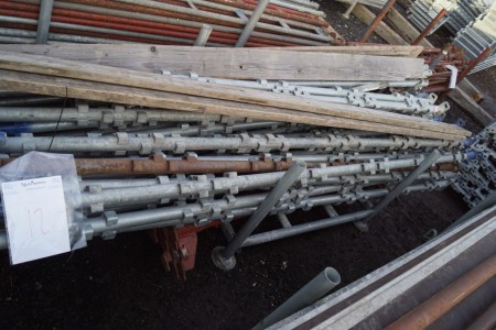 Length beams and columns for HAKI Scaffolding. 17 pcs. 300 cm.