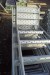 Lot of galvanized ladders for scaffolding. 11 pcs. at 220x48 cm.