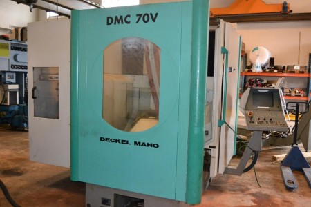 Bearbejdnings center Vertikal Fabrikat: DMG , Type: DMC 70V   Maskin Nr: 2881 - 0421, Årgang: 1997