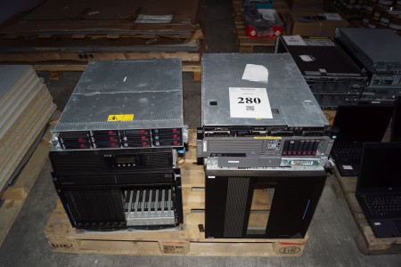 IBM BLADE CENTER + IBM SYSTEM STORAGE (3576-E9U) + HP PROLIANT DL380G6 + DELL POWEREDGE R310 + ETN 9130 HV3000VA UPS + HP STORAGE SYSTEM