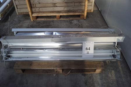 7 stk. loftamatur. 230 v, 166 cm. 