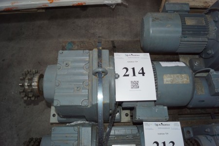 EW-EURODRIVE motor.type: r 87 dt90l4/bmg. Virker. 