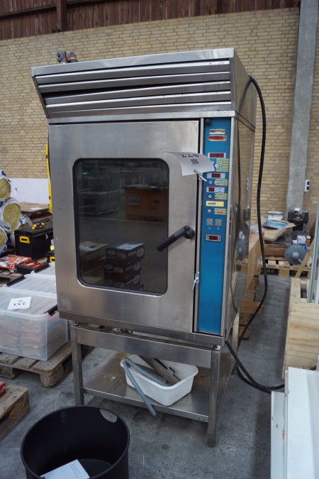 Industrial oven on rack. Brand: foinox, Model: fp10edg. 91.5x90cm h with stand 195 cm. + 32 amps, 380v