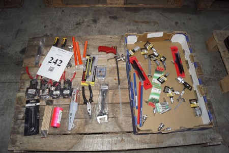 Various hand tools unused.