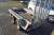Machine trailer brand Brenderup reg no AB1326 first reg 16.08.2012 Total 2600 cargo 2075 kg