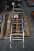 Alu pull-out ladder 14 steps