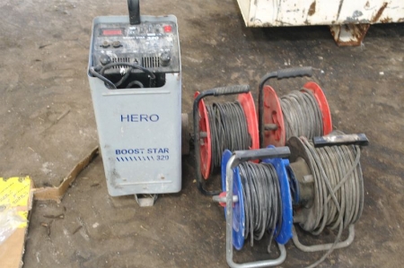 Workshop Charger Hero Boost Star 320 + 4 cable reels.