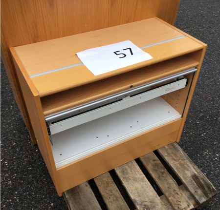 Small filing cabinet. (73 H x 86 W x 43 D)