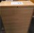 Chest of drawers with 3 shelves and top zipper. (120H x 83)
